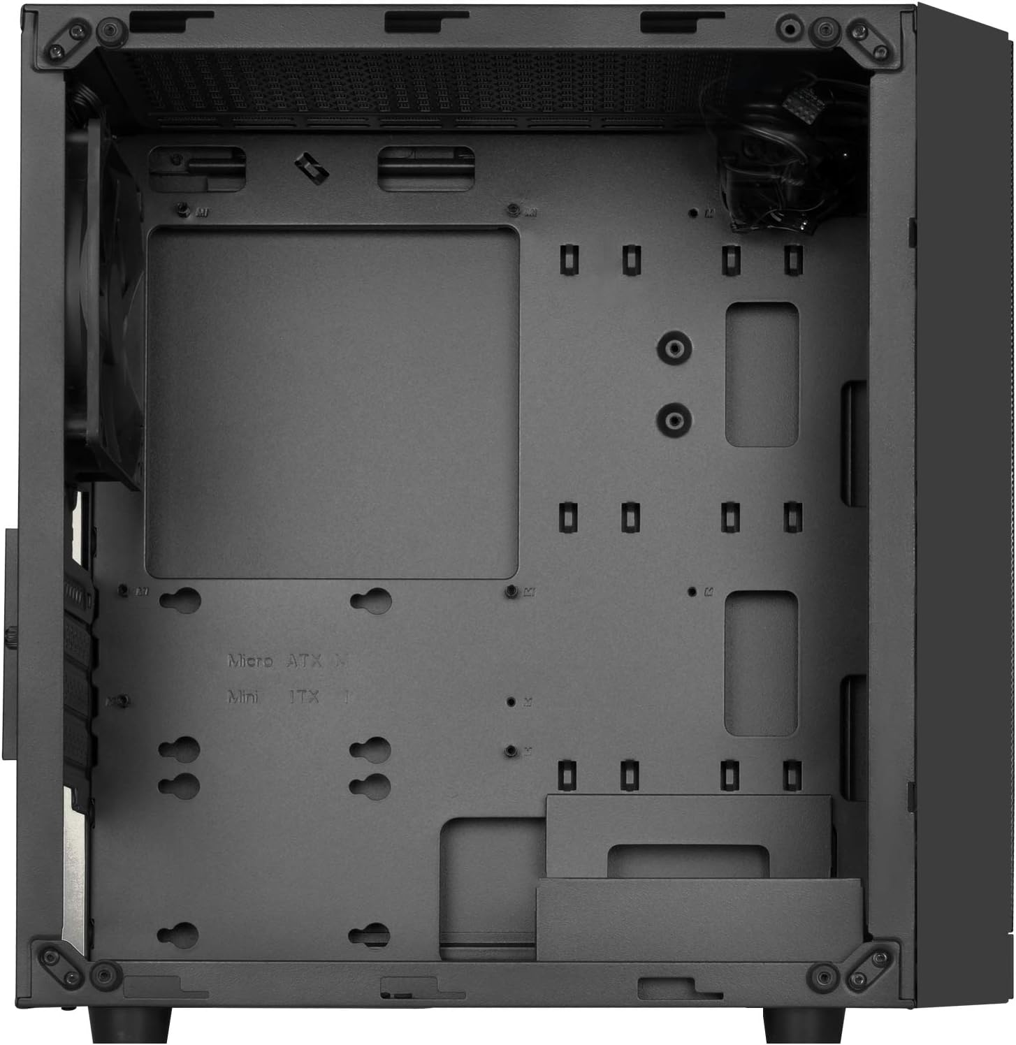 SilverStone Technology Micro-ATX Glass Computer Case PS15B-G