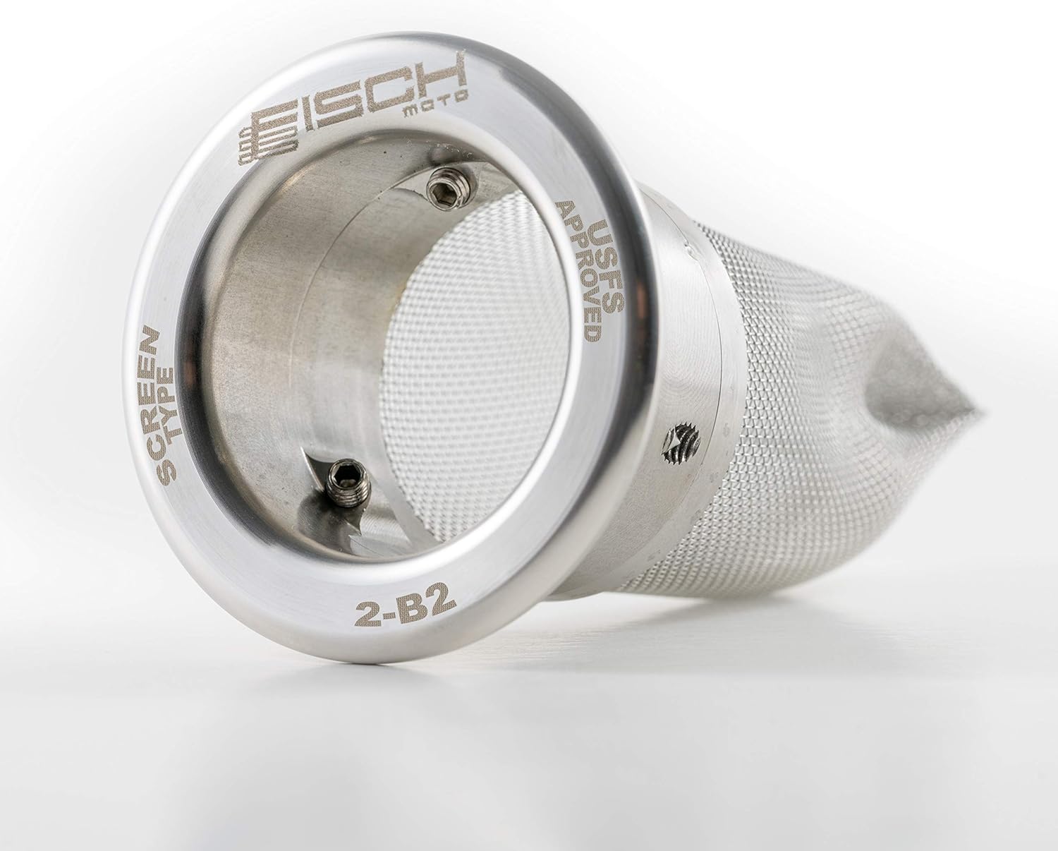 FISCH MOTO Spark Arrestor USFS, UNIVERSAL (Dirt bike, ATV) (KIT 40 (40.5mm-45.7mm / 1.596”-1.800”) Tail pipe)