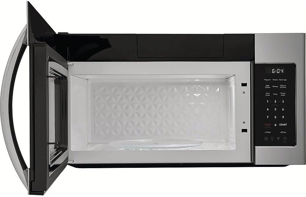 Frigidaire FMOS1846B 30 Inch Wide 1.8 Cu. Ft. 1500 Watt Over the Range Microwave LED Lighting - Stainless Steel
