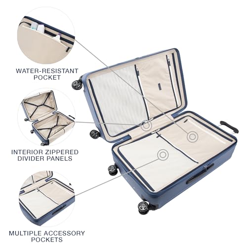 Travelpro Platinum Elite Hardside Expandable Carry on Luggage, 8 Wheel Spinner, TSA Lock, Hard Shell Polycarbonate Suitcase, Metallic Sand, Compact Carry on 20-Inch