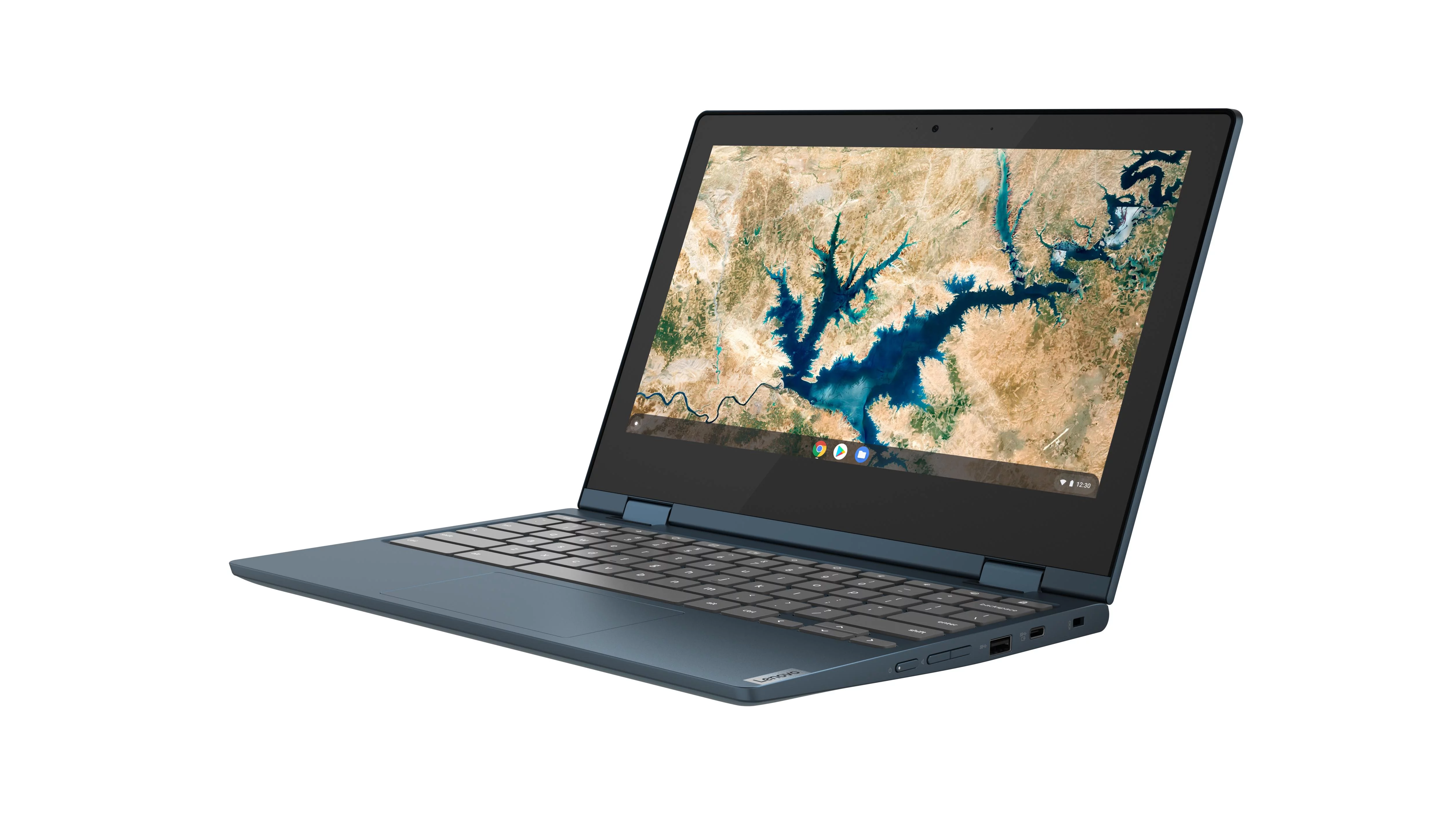 Lenovo Ideapad Flex 3 Chromebook - 11.6" Touchscreen 2-in-1 - Intel Celeron N4020 - 4GB - 32GB eMMC - Abyss Blue - Chrome OS - 82BB0009US