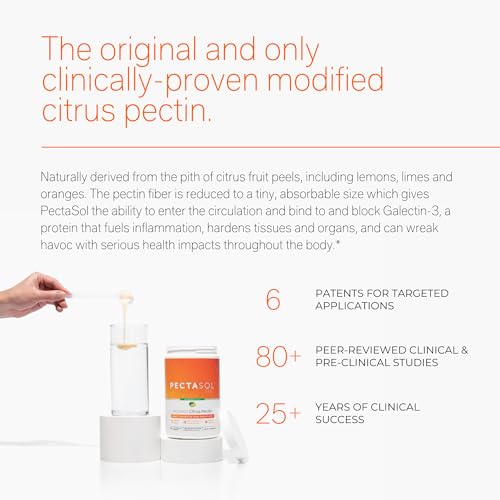 PectaSol Modified Citrus Pectin Powder Super-Nutrient to Support Cellular & Immune Health, Joint Support - 454 Grams - Formulated by Dr. Isaac Eliaz of ecoNugenics