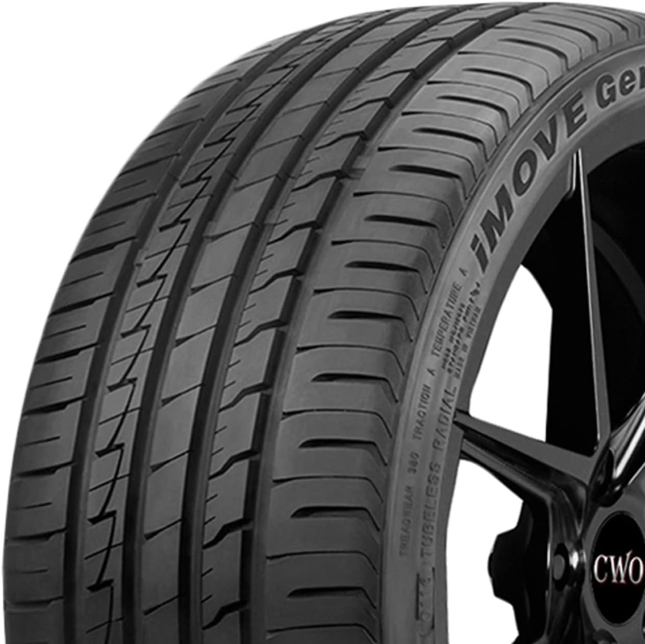 Tire 235/40R19 96W fits iMOVE GEN2 AS Ironman98741 Ultra-High Performance All-Season Passenger 380 A A Black Wall
