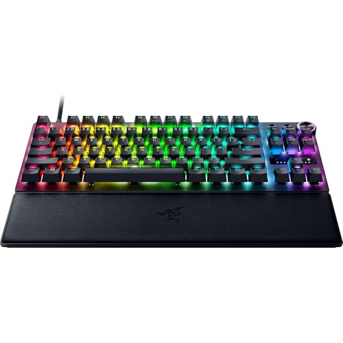 Razer Huntsman V3 Pro Mini 60% Esports Gaming Keyboard: Analog Optical Switches - Snap Tap Mode - Rapid Trigger - Adjustable Actuation - Dual-Purpose Mod Keys - Doubleshot PBT Keycaps - Black