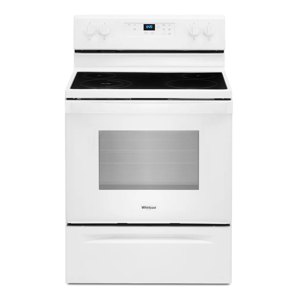 Whirlpool Wfe320m0j 30" Wide 5.3 Cu. Ft. Free Standing In Electric Range - White