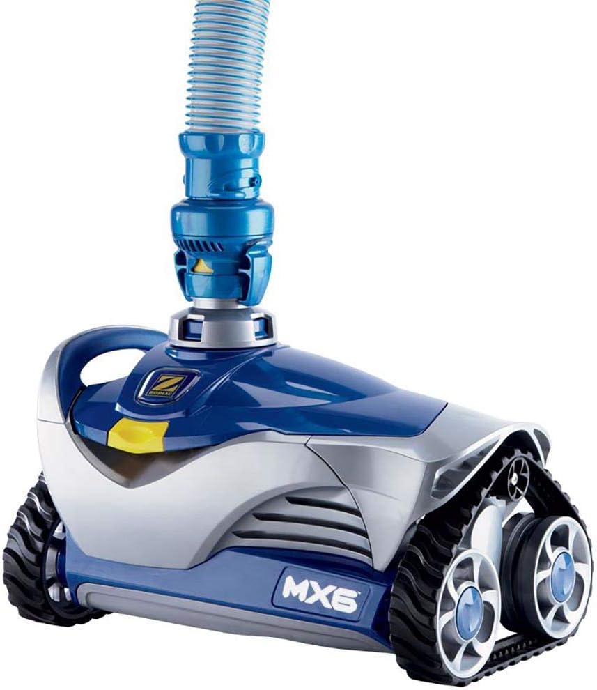 Jandy Zodiac Mx6 Automatic Suction Side Pool Cleaner Vacuum with Zodiac Cyclonic Leaf Canister