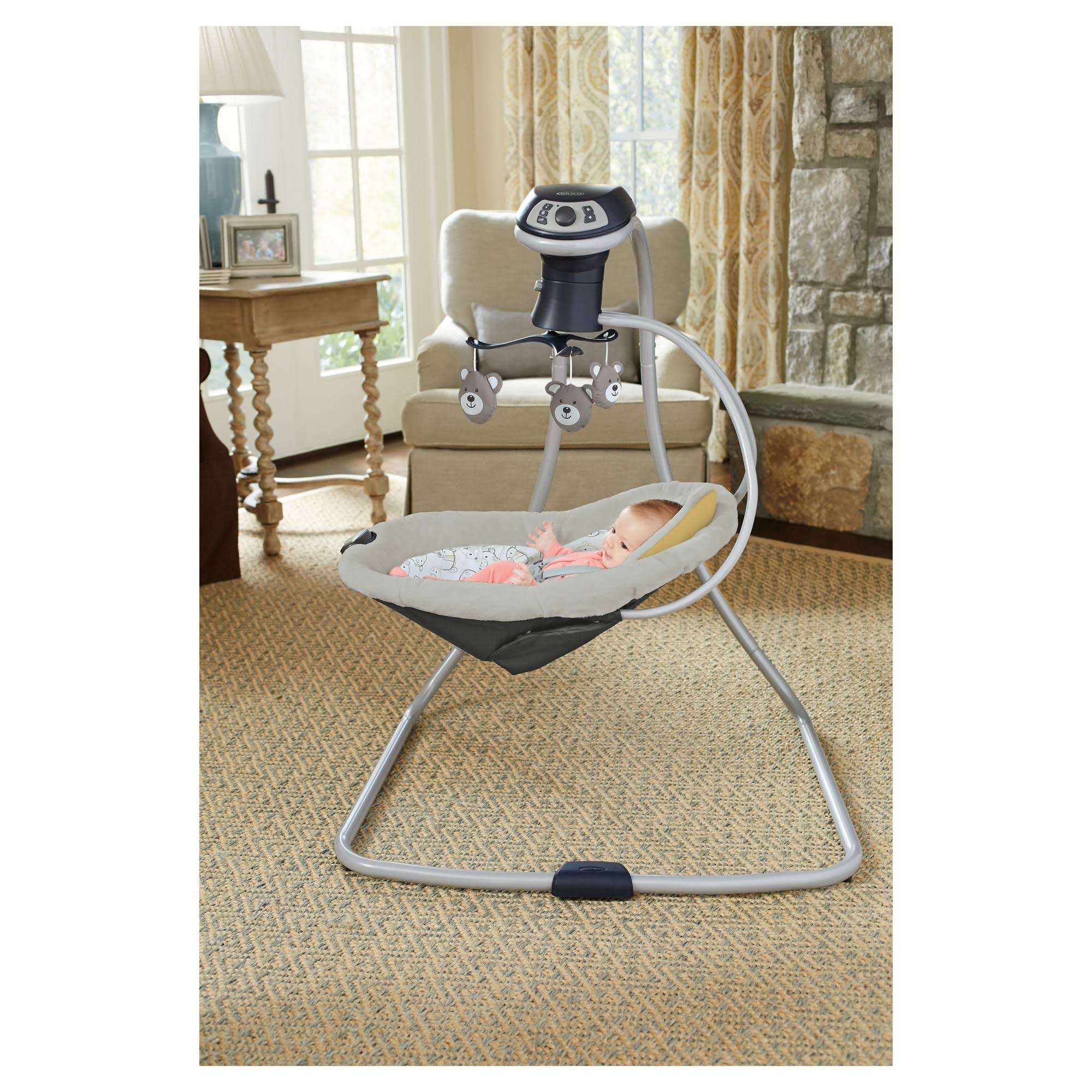 Graco - Simple Sway LX with Multi-Direction Baby Swing, Teddy