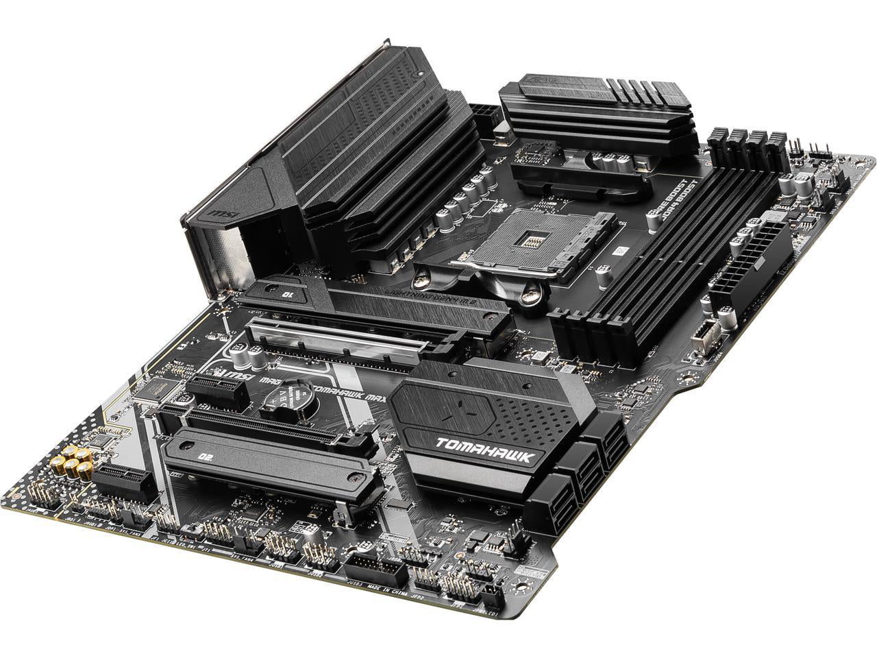 MSI MAG B550 Tomahawk MAX WiFi Gaming Motherboard (AMD AM4, DDR4, PCIe 4.0, SATA 6Gb/s, M.2, USB 3.2 Gen 2, HDMI/DP, ATX, Wi-Fi 6E, AMD Ryzen 5000 Series Processors) (Factory Refurbished)