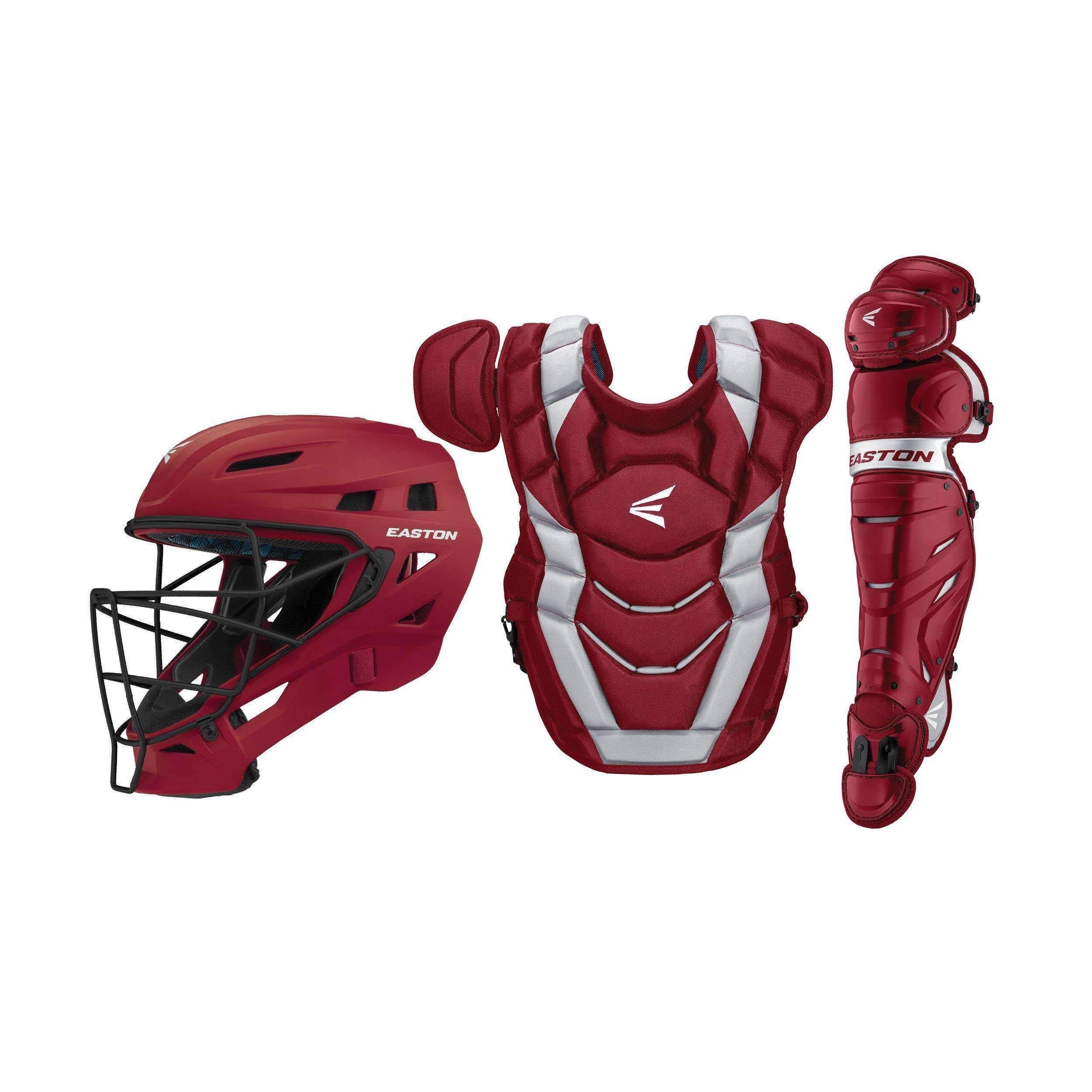 Easton Elite x Adult Catcher&s Set - Cardinal