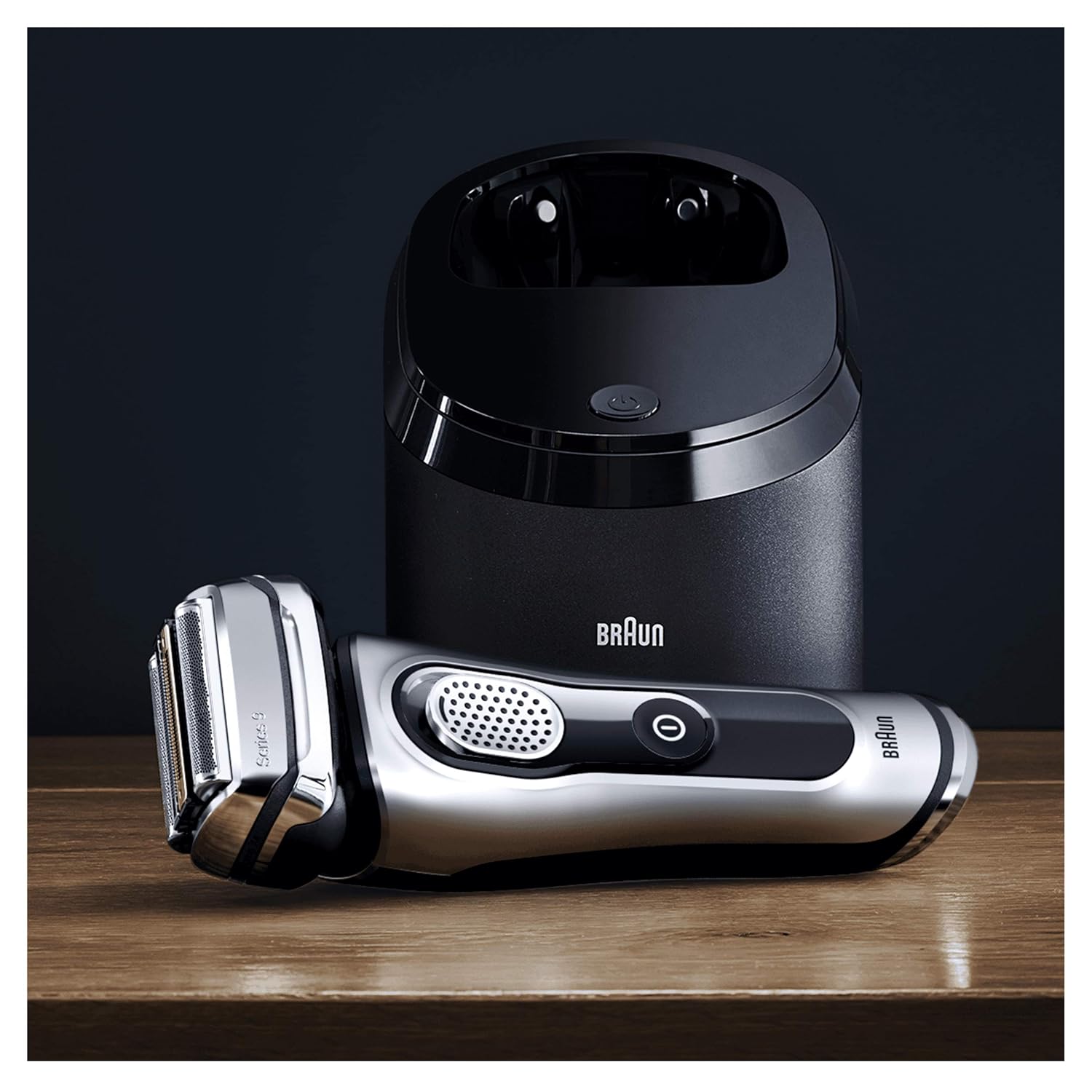 Braun Series 9 Electric Shaver for Men 9292cc, Wet and Dry, Integrated Precision Trimmer, Rechargeable and Cordless Razor with Clean & Charge Station and Travel Case, Silver
