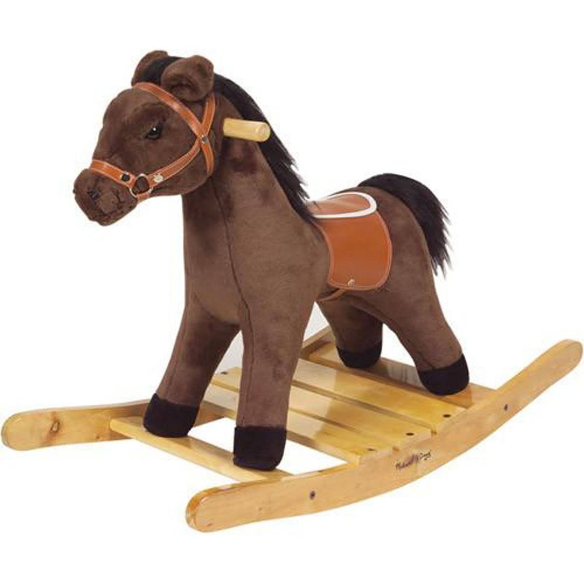 Melissa u0026 Doug Rock and Trot Plush Rocking Horse