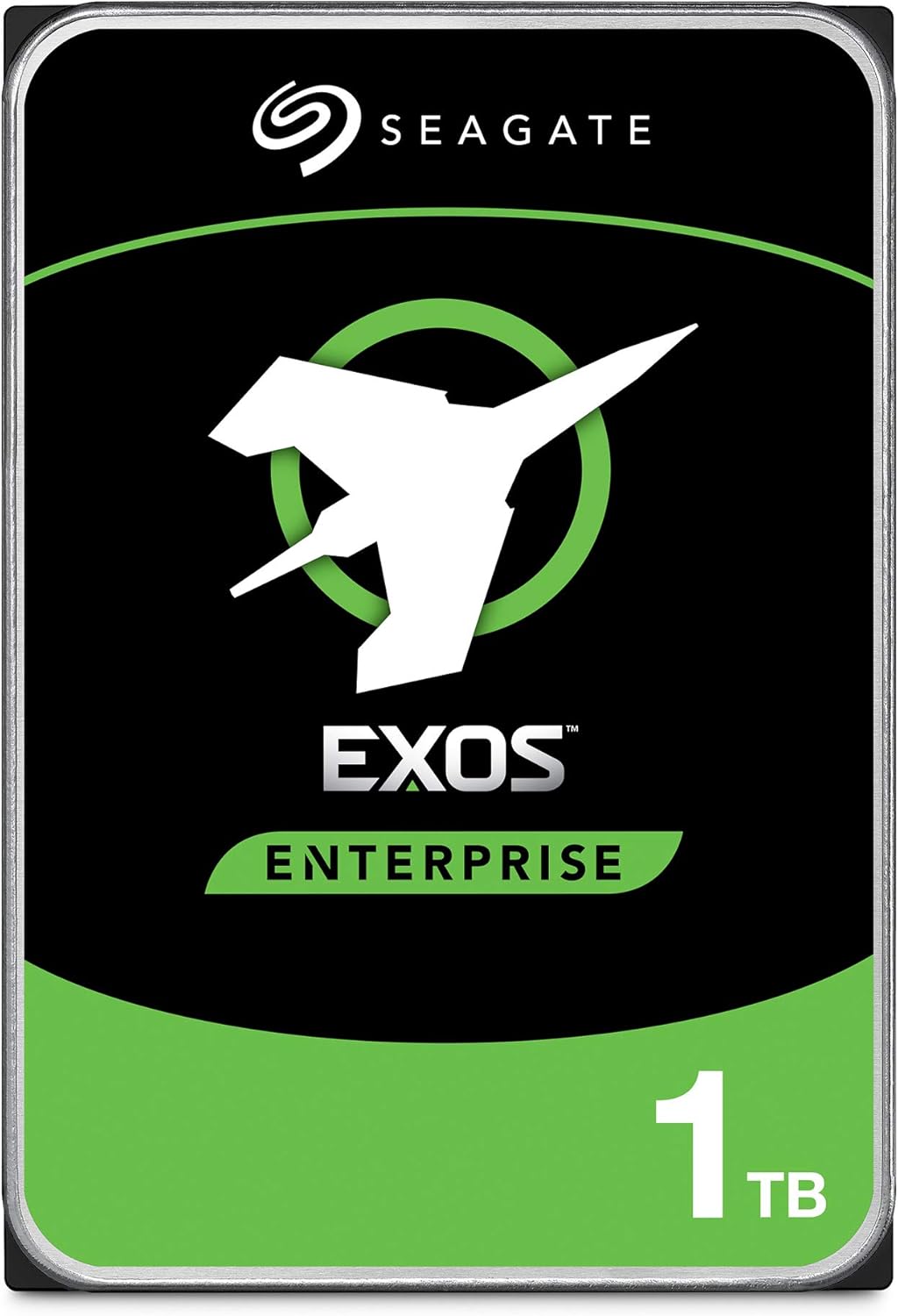 Seagate Exos X18 18TB Enterprise HDD - CMR 3.5 Inch Hyperscale SATA 6Gb/s, 7200 RPM, 512e and 4Kn FastFormat, Low Latency with Enhanced Caching (ST18000NM000J)