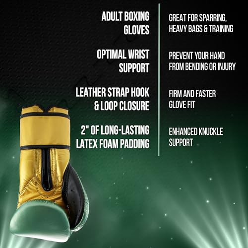 CLETO REYES Training Boxing Gloves with Hook and Loop Closure for Sparring and Heavy Punching Bags, Men and Women, MMA, Kickboxing, Muay Thai