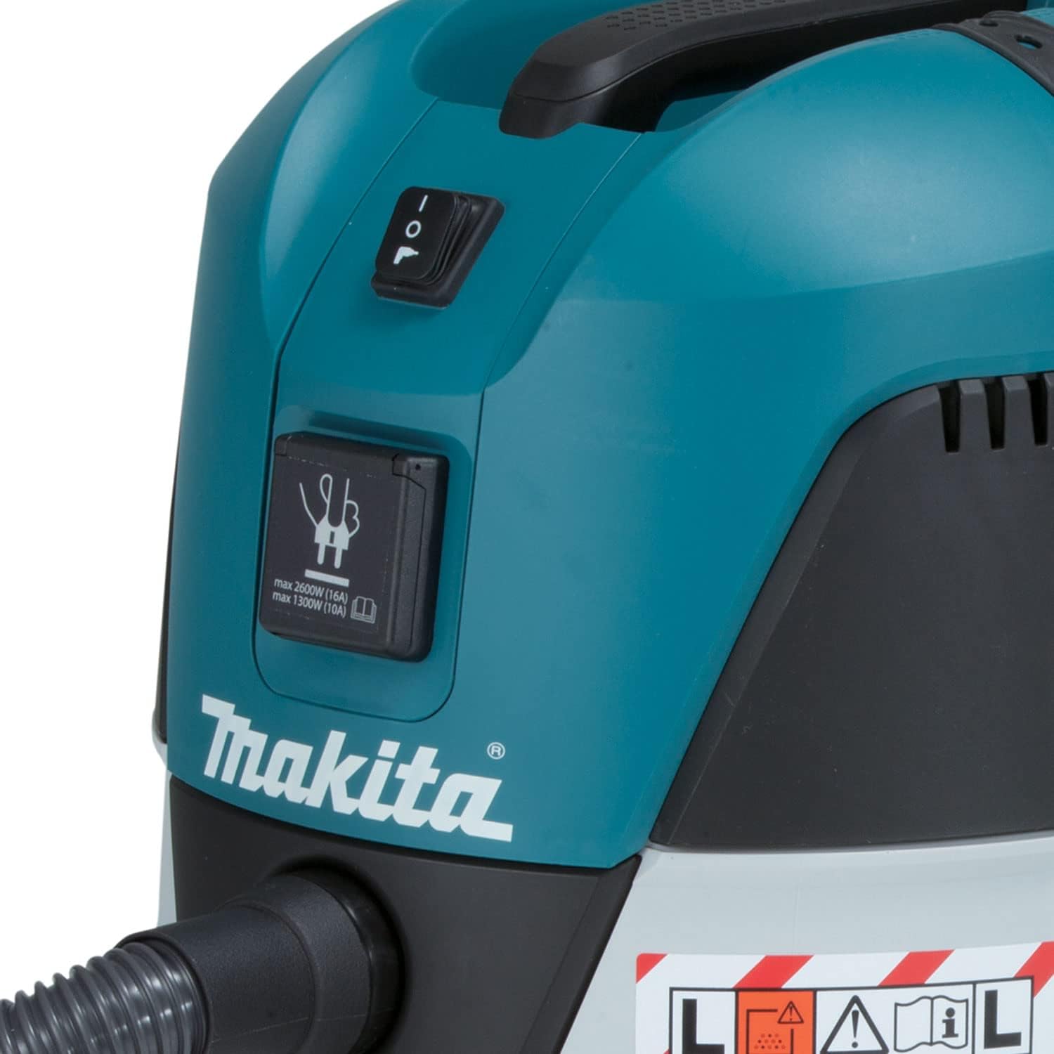 Makita VC2512L 25.0 L Push and Clean L Class Dust Extractor (9.4-Amp) for Wet & Dry Cleaning