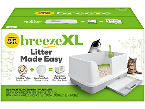 Tidy Cats Breeze Cat Litter System Starter Kit, 1 CT (XL, Multi-Cat)