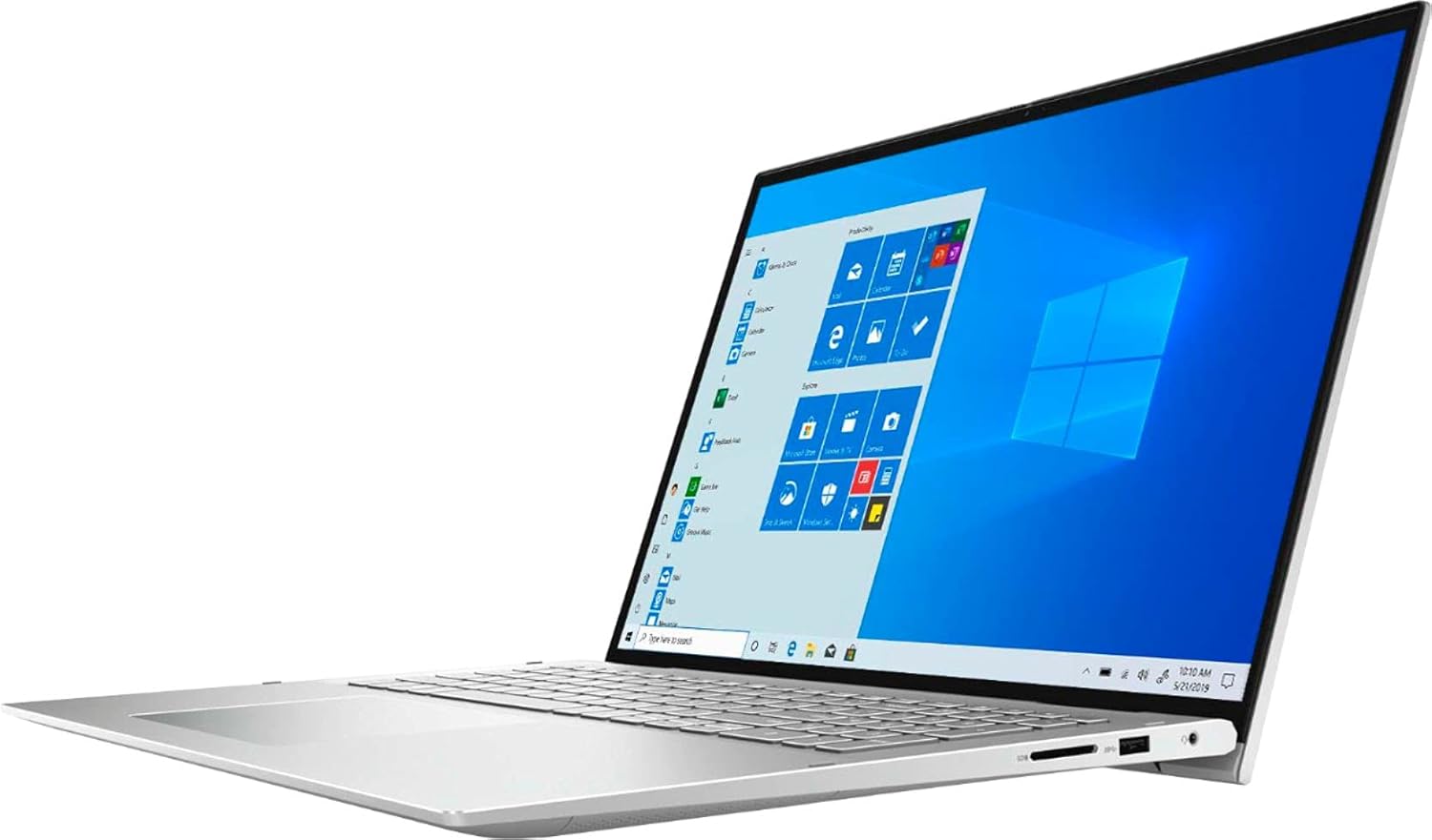 Dell Newest Inspiron 7000 2-in-1 Convertible Laptop, 17" QHD+ 2K Touch Display, Intel Core i7-1165G7, 64 GB RAM, 2TB PCIe SSD, Intel Iris Xe, Webcam, Backlit KB, FP Reader, Windows 10, Silver
