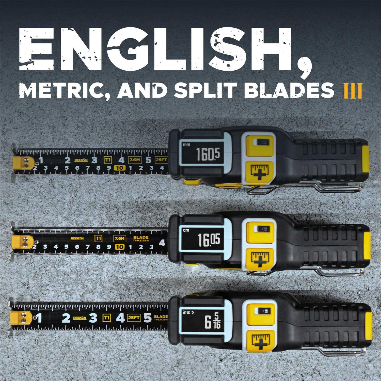 T1 Tomahawk Digital Tape Measure Split - Shop Hardware Tools Online Store