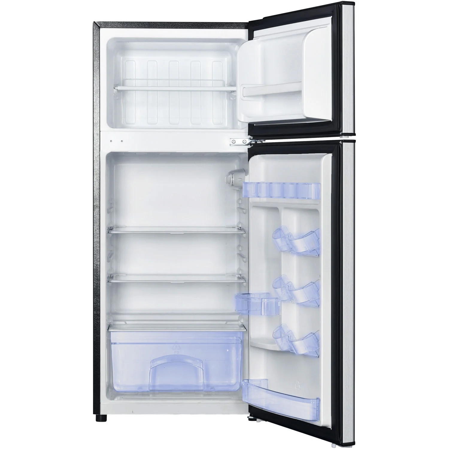 Magic Chef 4.5-Cu. Ft. Mini Refrigerator with Top-Mount Freezer and Stainless Steel Door