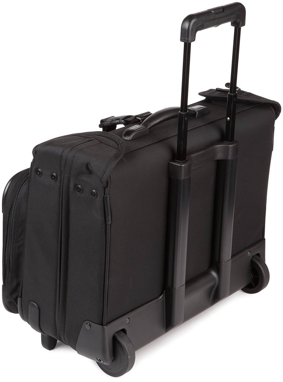 Briggs & Riley Carry-On Wheeled Garment Bag,Black,14x21x8.5