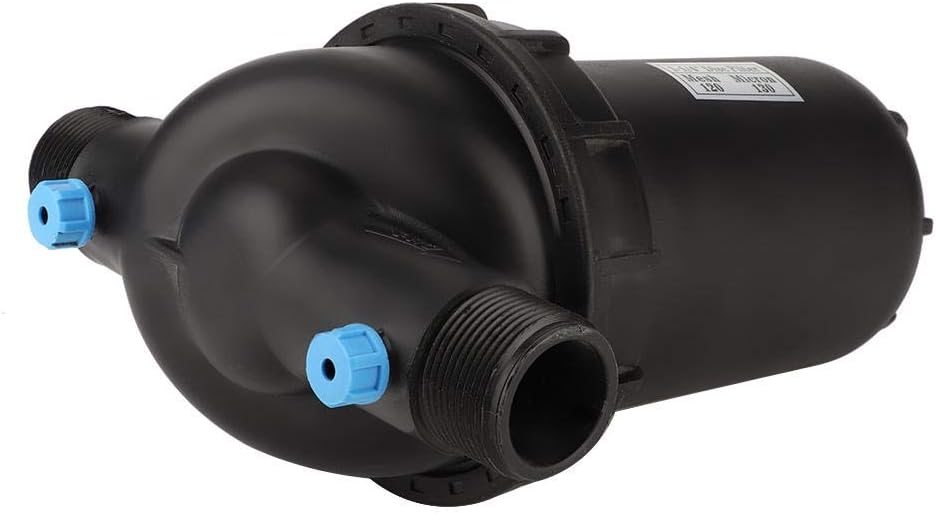 Combort Water Filter Irrigation Filter G1-1/4 Male Thread Disc Filter 120 Mesh for Gardening Agriculture Filters Drip Irrigation Pump, Easy to Clean Pack of 2