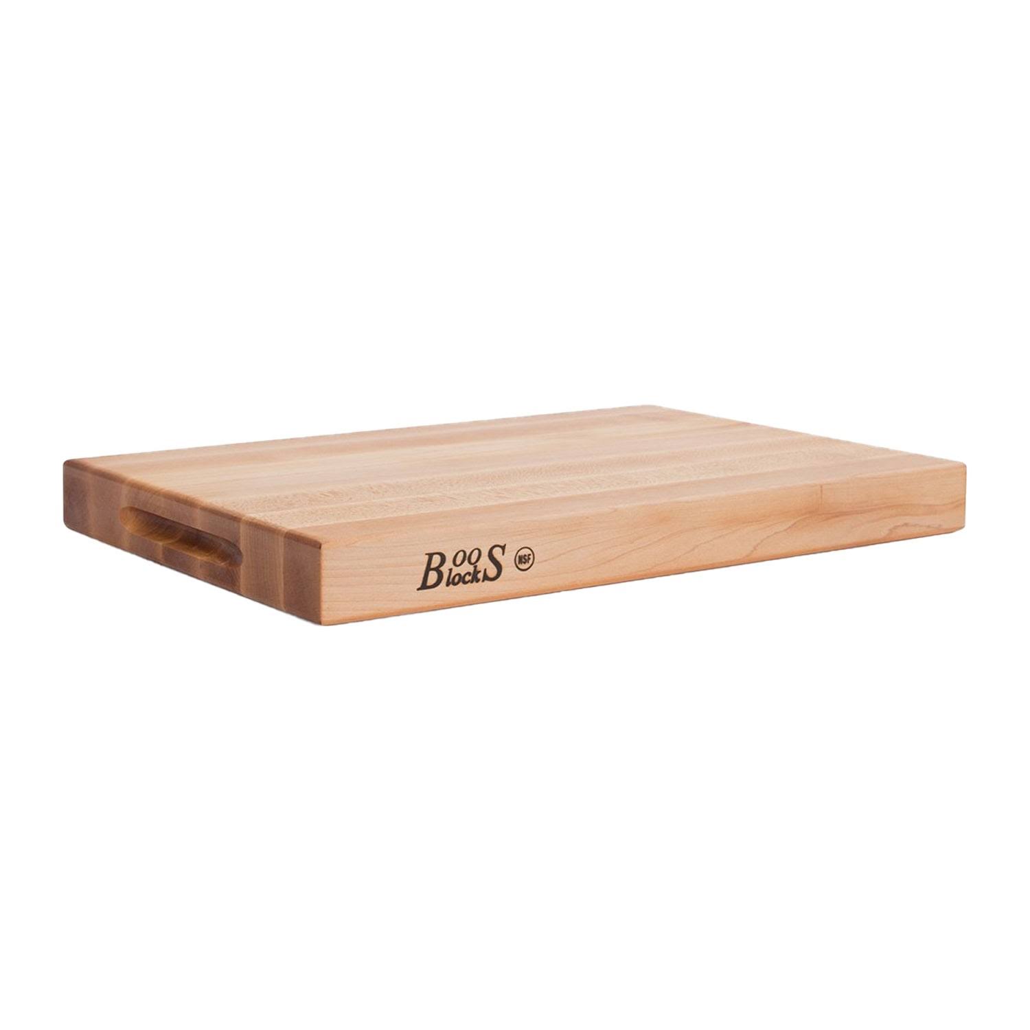 John Boos Maple Reversible 18 x 12 inch Cutting Board and Moisture Cream Set, Brown