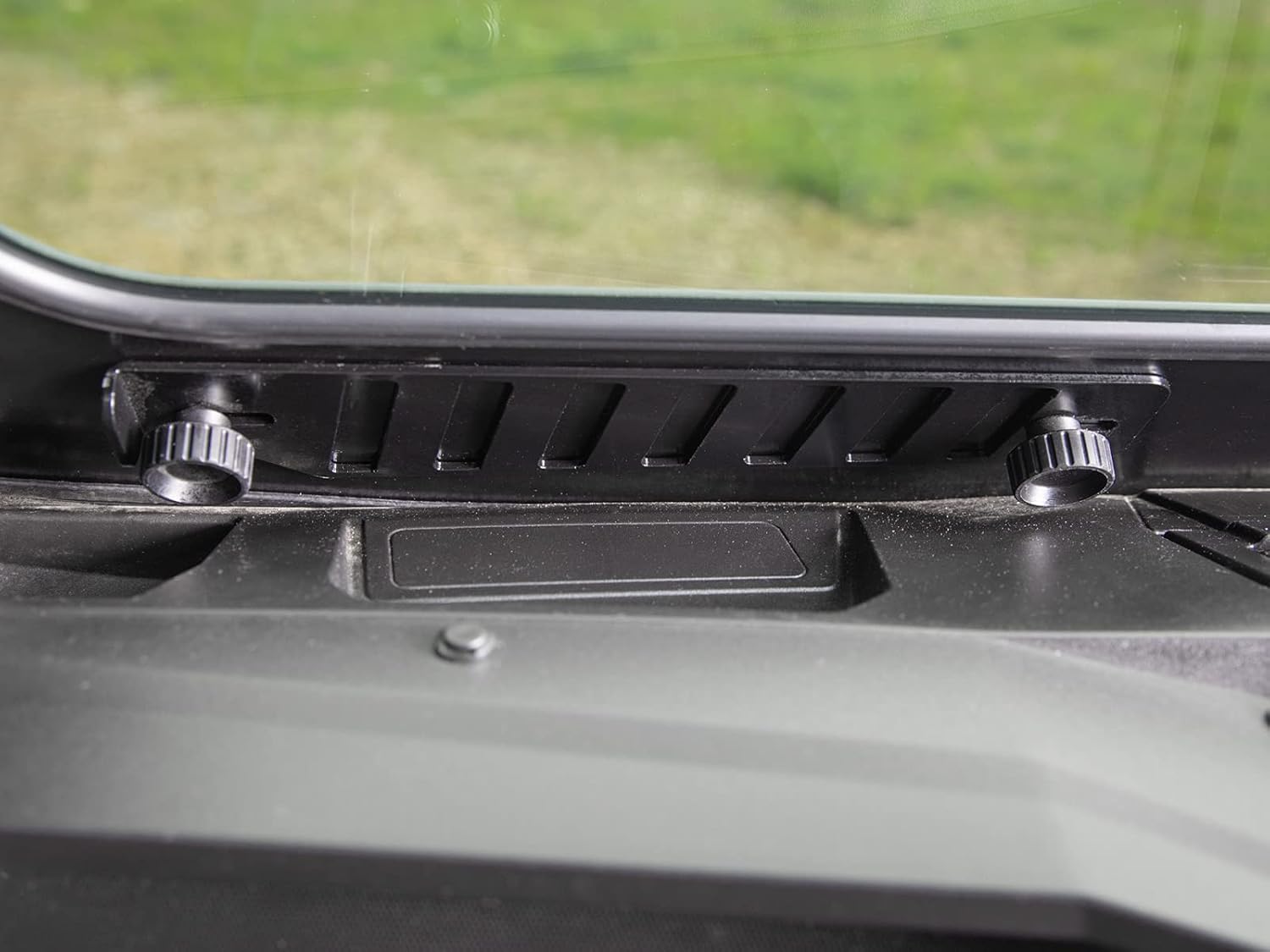 SuperATV Glass Windshield for 2020+ Kawasaki Teryx KRX 1000 | Aluminum Frame | DOT Approved Laminated Safety Glass Windshield | Includes Manual Wiper | Built-in Vent