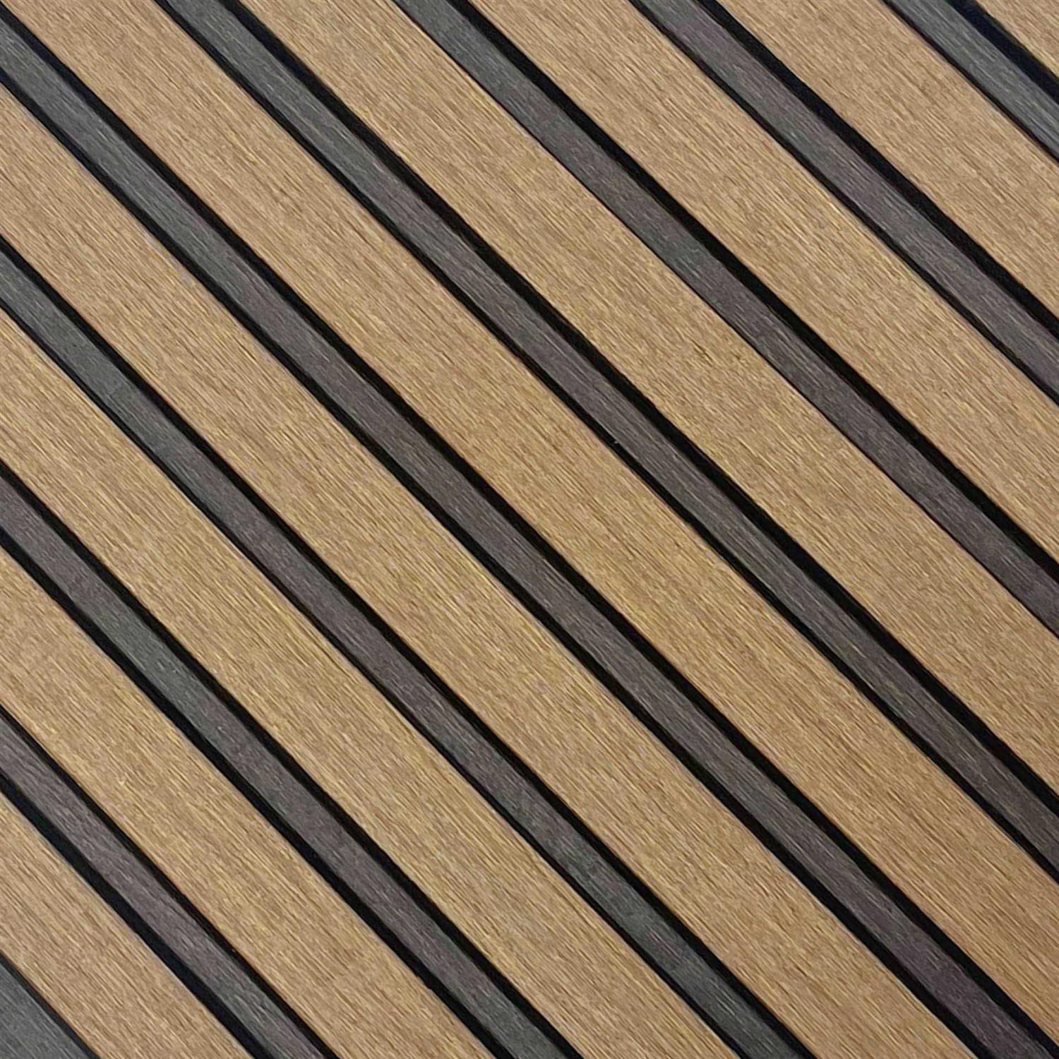Concord Wallcoverings Concord 3D Wall Panels Slat Wall Paneling Walnut Waterproof Slat Panel - Shop Hardware Tools Online Store
