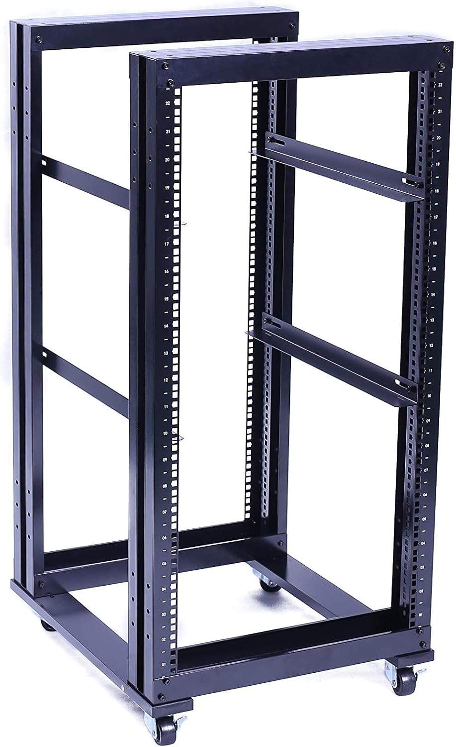 RAISING ELECTRONICS 22U 4 Post Open Frame 19inch Data Network It Server/Audio Rack 31" Deep UL Certified