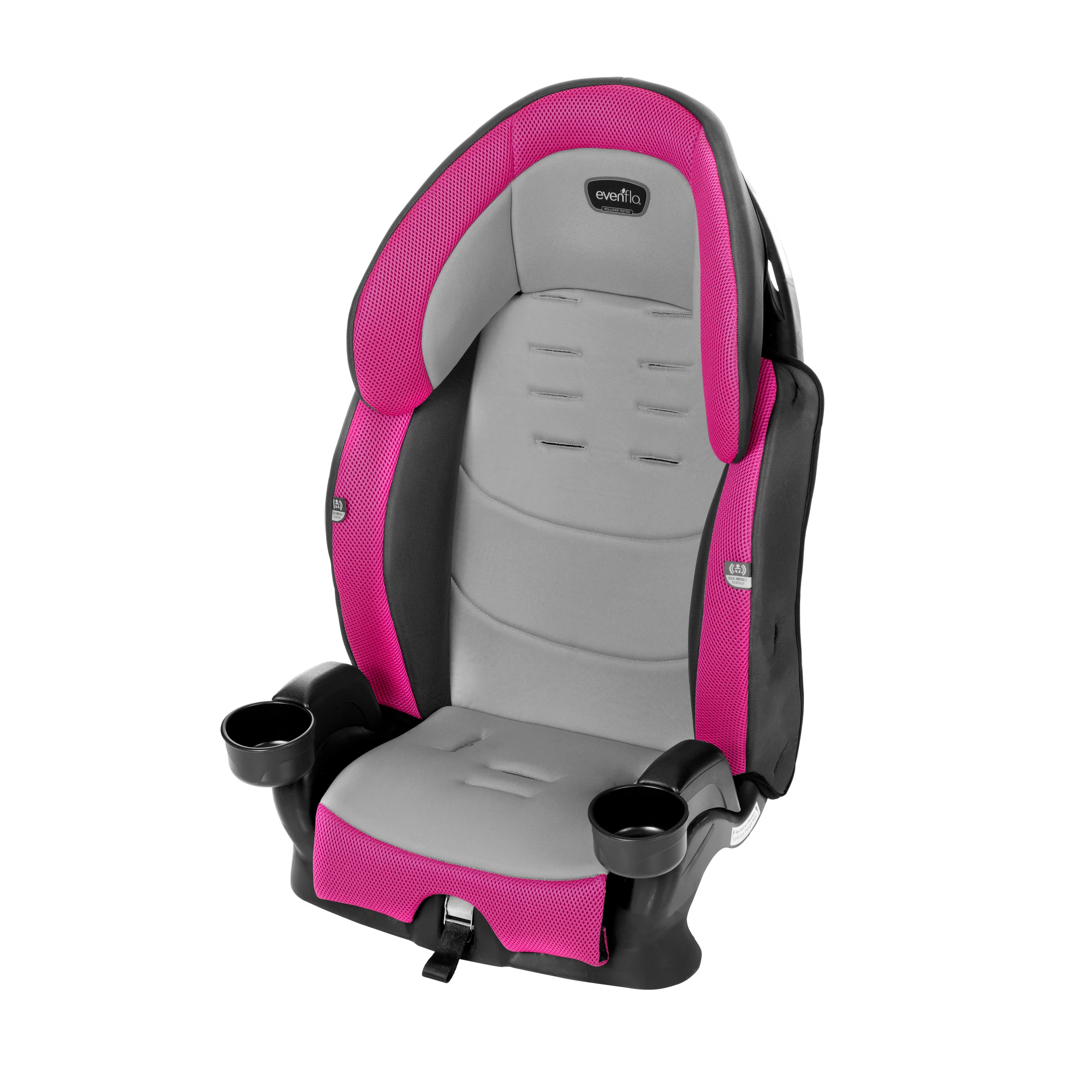 Evenflo Chase Plus 2-in-1 Booster Car Seat (Geneva Pink)