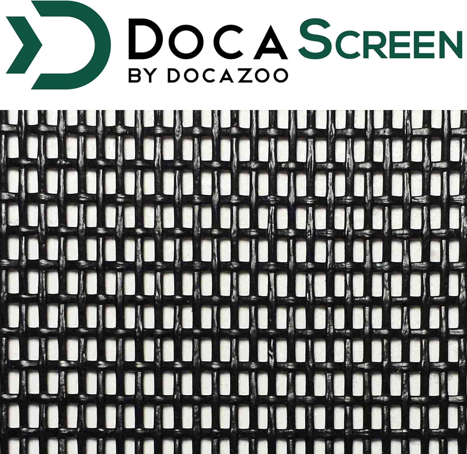 DocaScreen Pet Screen – 36” x 25’ Pet Proof Screen – Pet Resistant Screen for Window Screen, Patio Screen, Door Screen, Porch Screen, and Other Screen enclosures – Dog Screen, Cat Screen, and More Pack of 2