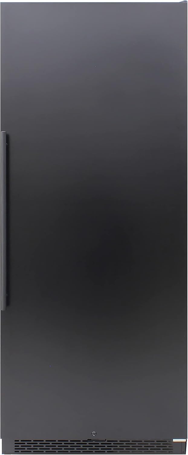Apartment Size Refrigerator 21 Cu. Ft. Full Fridge for Kitchen, Apartment, Pantry, Garage, House with Adjustable Glass Shelves and Blue LED Lighting, Single Zone, 29.5 inch wide, Black
