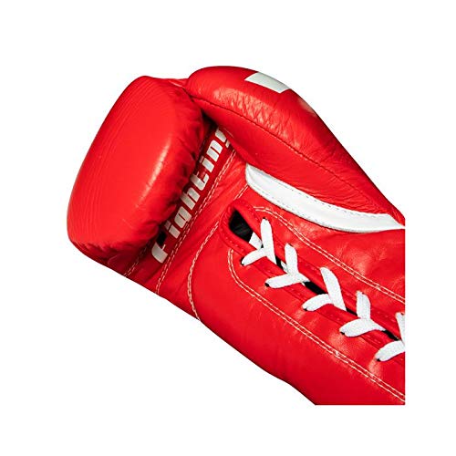 Fighting Certified Pro Fight Gloves - Lace Up Boxing Glove, Boxing Competition Gloves, Boxing Sparring Gloves, Boxing Training Gloves, Boxing Bag Gloves, Boxing Gloves, Professional Boxing Glove