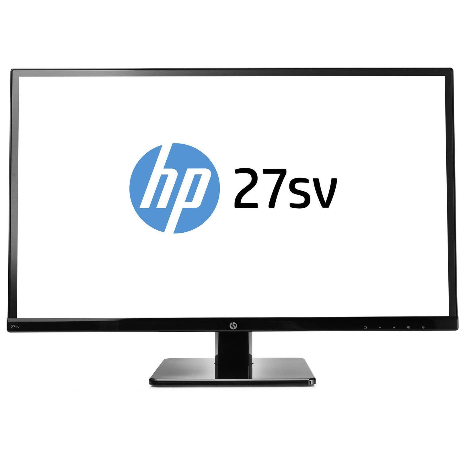 HP 27SV - 27x22 LED Monitor with Speakers - FullHD - Black