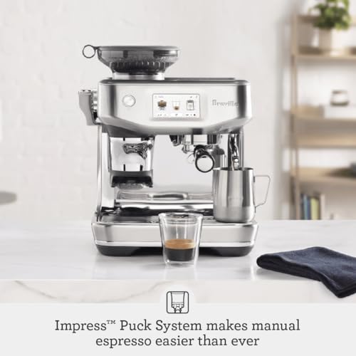 Breville Barista Touch Impress Espresso Machine BES881BSS, Brushed Stainless Steel
