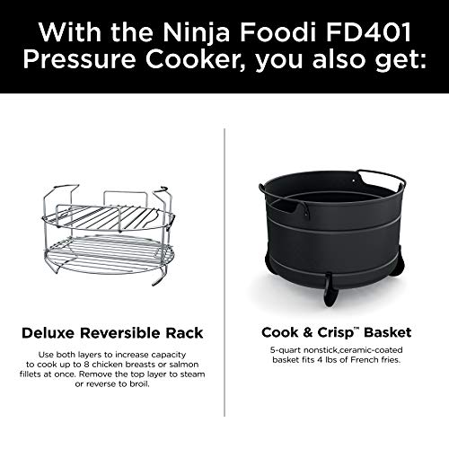 Ninja Foodi Pressure Cooker and Air Fryer with Nesting Broil Rack