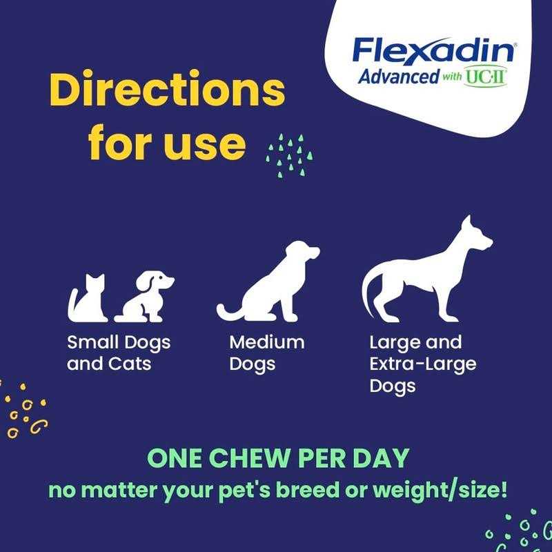 Flexadin Advanced Chews with UC-II for Dogs &amp; Cats - Pet Supplies online store
