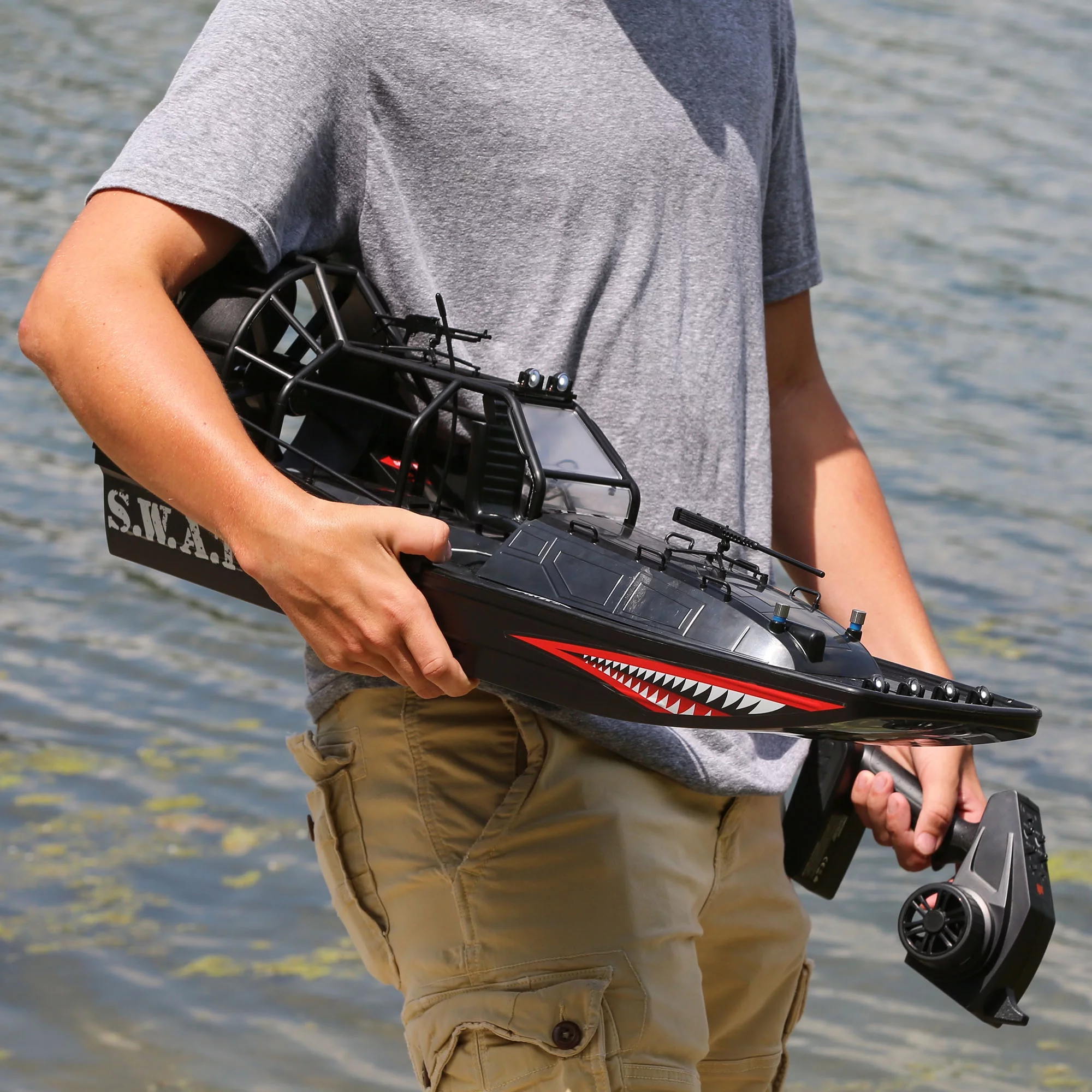 Pro Boat  Aerotrooper 25" Brushless RC Air Boat Ready-To- Run Battery and Charger Not Included PRB08034 Boats RTR Electric