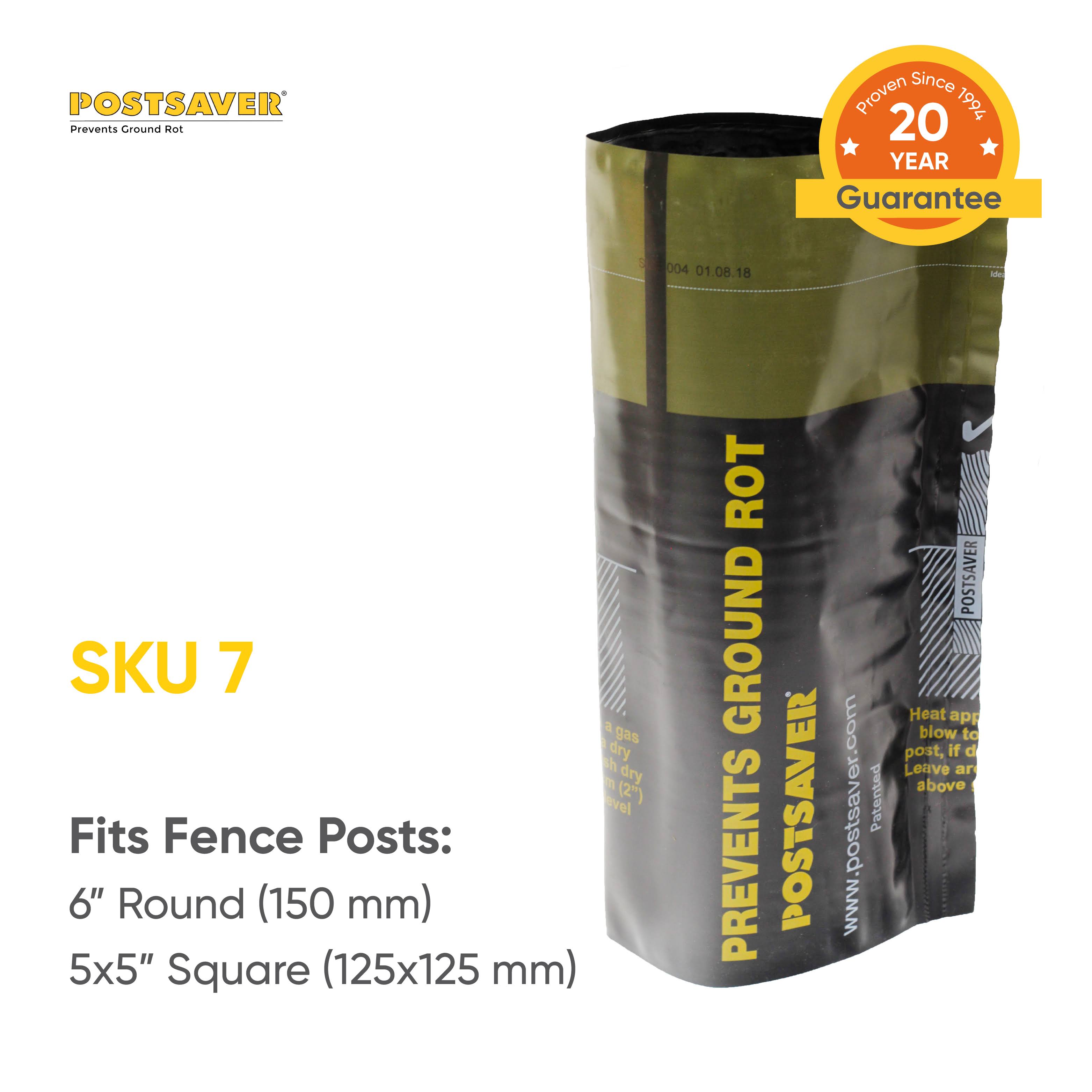 Post Saver 5 in. x 5 in. Rot Protection Sleeve (10-Pack)