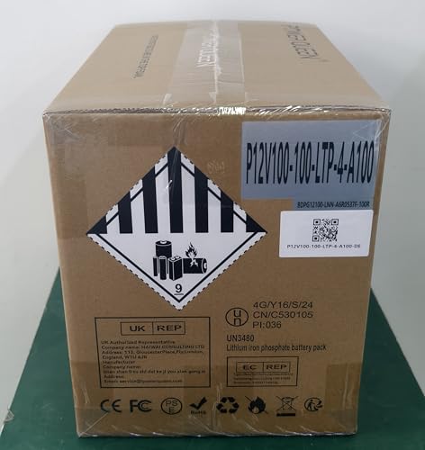 power queen LiFePO4 Lithium Battery, 12V 300Ah Deep Cycle Battery, Max.3840Wh, Built-in 200A BMS, Up to 15000 Cycles, 10-Year Lifespan for Solar Energy Storage, Backup Power, RV, Camping