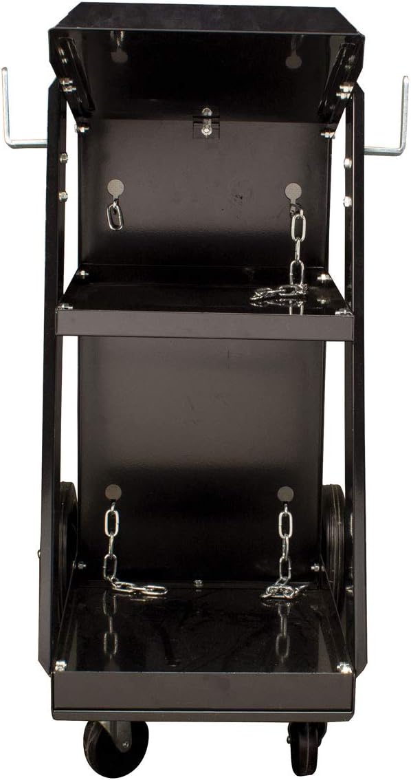 Eastwood 3-Tier Welding Cart Mig Welder Portable Heavy Duty for Plasma Cutter TIG Arc with Tank Storage Trolley Workshop Organizer