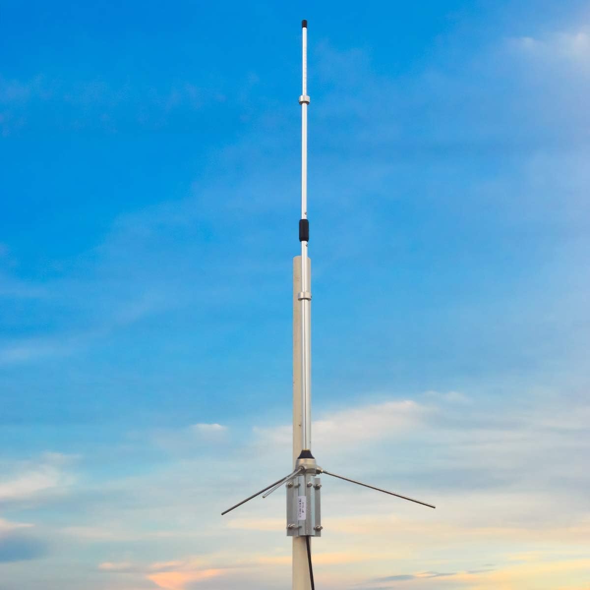 UAYESOK UHF Ham Amateur Base Station Antenna Tunable GMRS Vertical Base Antenna 70cm 390-470MHZ 100W 6.0dBi SO239 Connector for Device Repeater Ham Radio