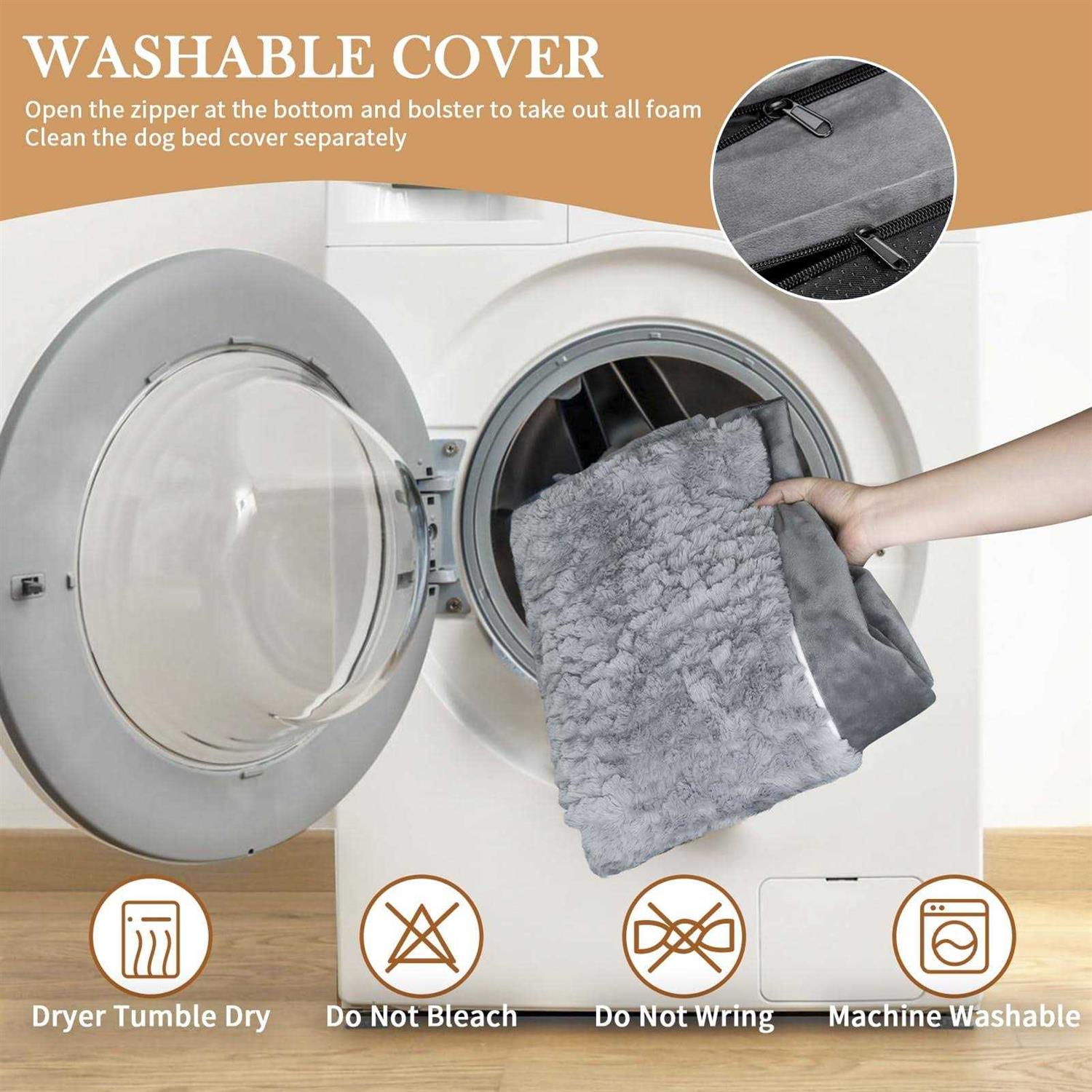 Comfort Expression Jumbo Dog Bed for Extra Large Dogs Waterproof Orthopedic Dog Bed - Pet Supplies online store