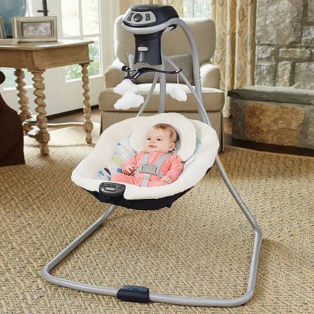 Graco - Simple Sway LX with Multi-Direction Baby Swing, Teddy