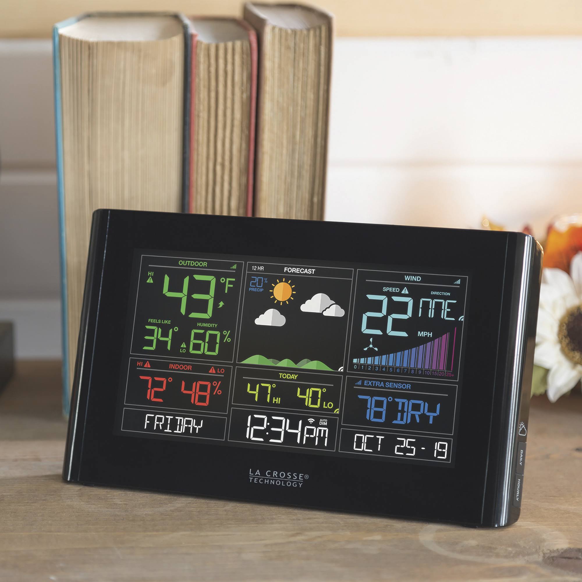 La Crosse Wi-Fi Wind u0026 Weather Station with AccuWeather Forecast