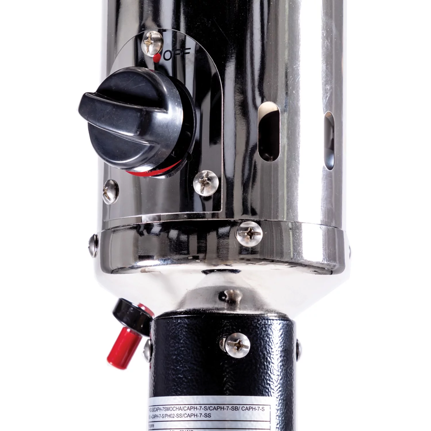 Legacy Heating CAPH-7-S Standing Propane Patio Heater (Hammered Black)