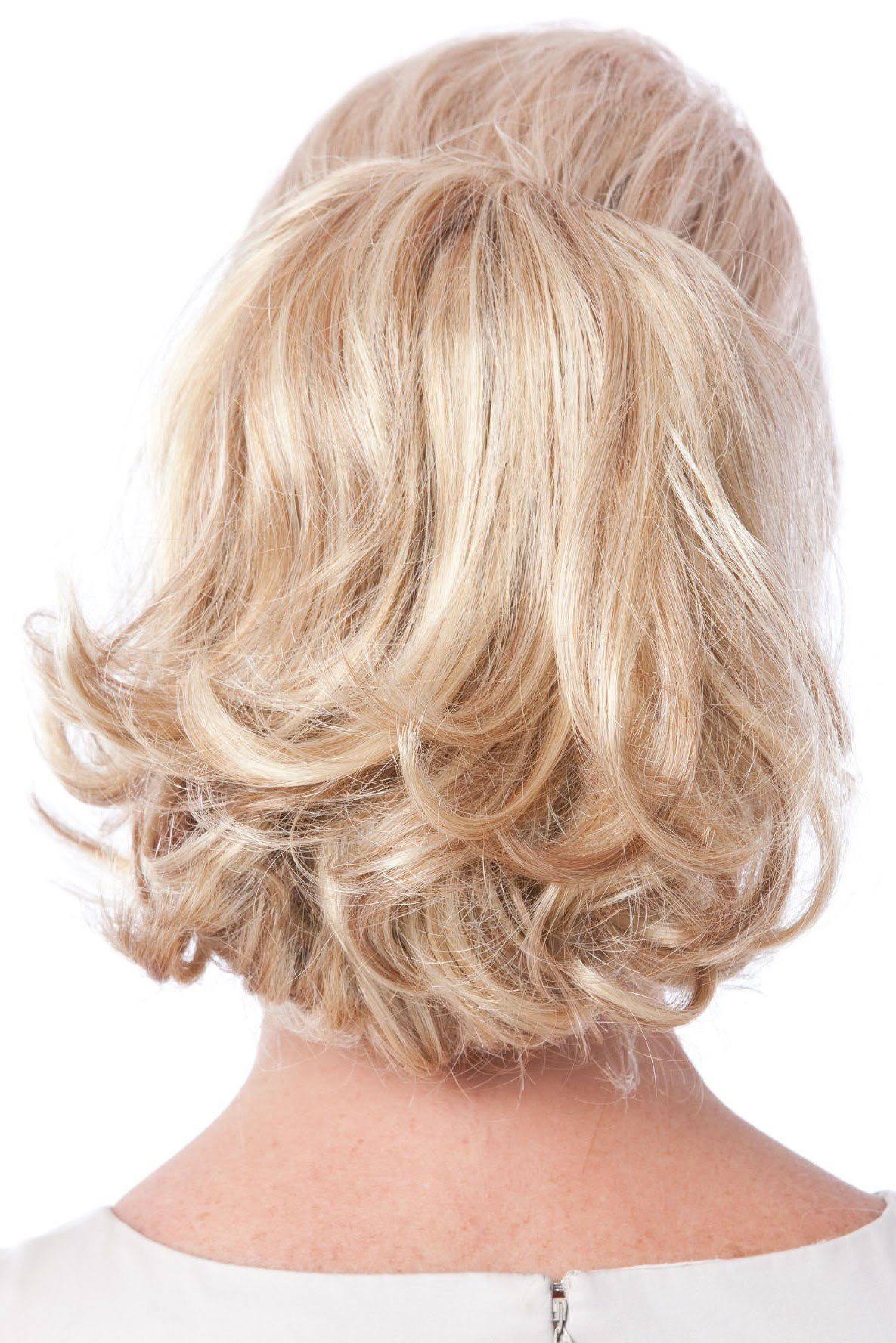 Toni Brattin Swirl Curl Cando Combs Hair Piece ,Brown Blonde