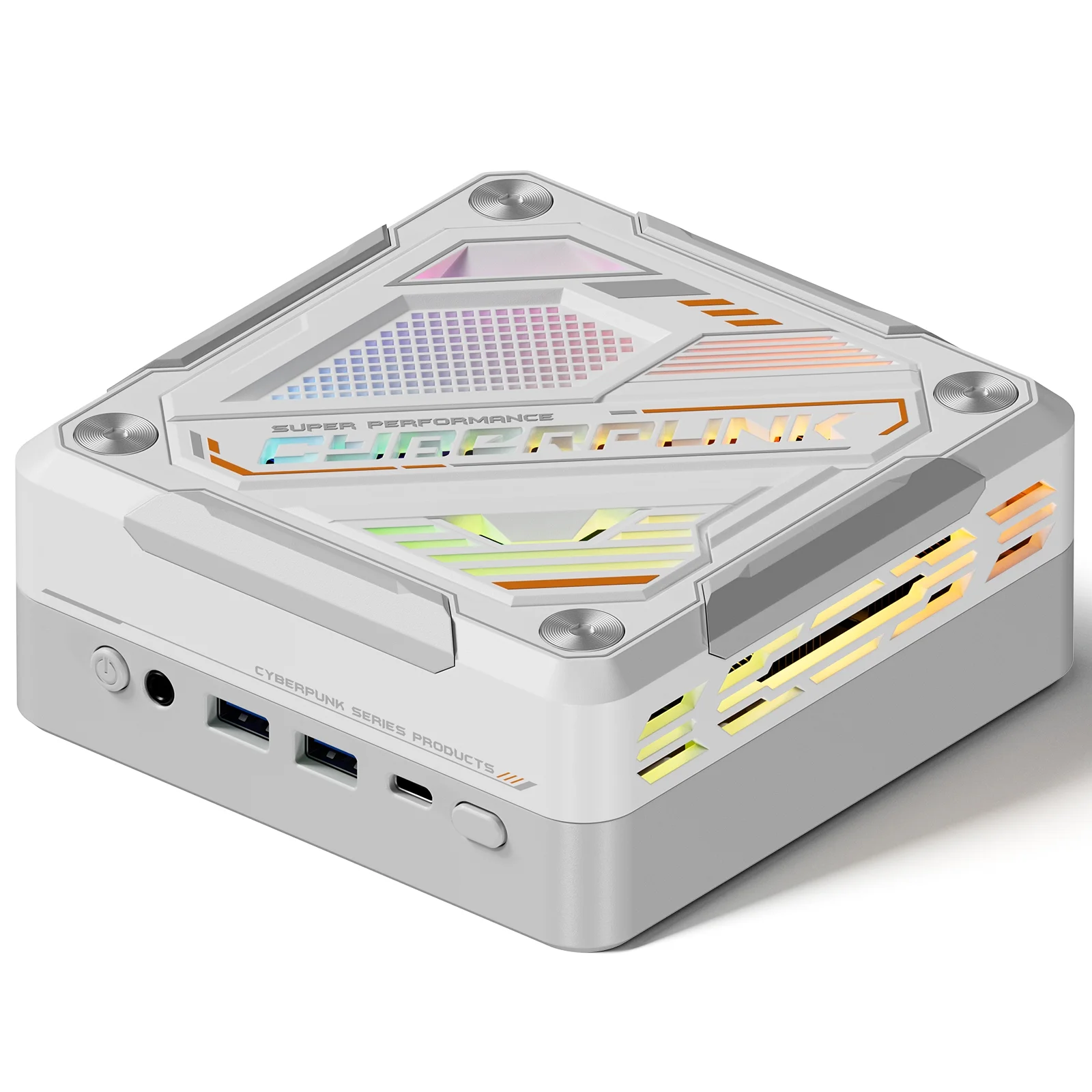 Pinnaco Mini host,Computer AMD DRR5 RAM Cores 16 Screen Processor Support 4K RAM 1T 11PRO DRR5 8 Cores AMD Ryzen7 16 WIFI6 BT5.2 Windows 11PRO Display Office Conference Win11Pro DDR4 RAM 1T PCIE 3.0