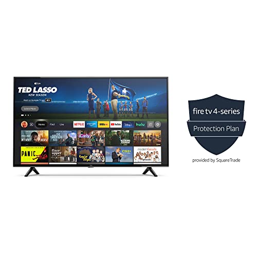 Amazon Fire TV 55 4-Series 4K UHD smart TV with Alexa Voice Remote Enhanced, stream live TV without cable