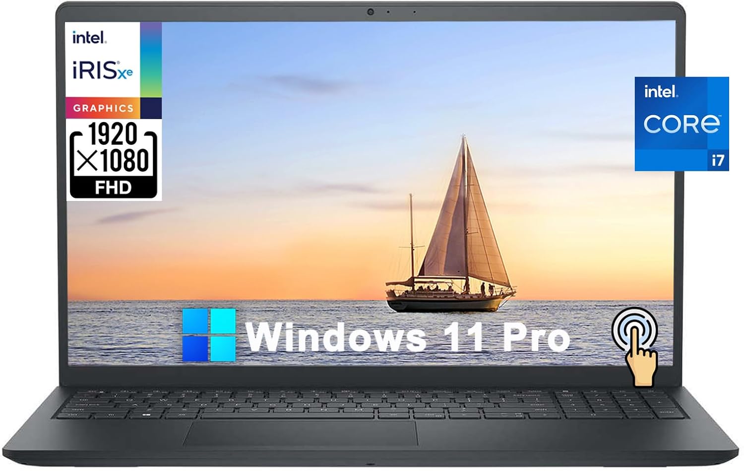 Dell Inspiron 15 3000 3530 Business Laptop[Windows 11 Pro], 15 15.6" FHD Touchscreen, 13th Gen Intel 10-Core i7-1355U(Up to 5.0 GHz), 32GB RAM, 1TB PCIe SSD, Bluetooth, Wi-Fi 6, Numeric keypad, HDMI