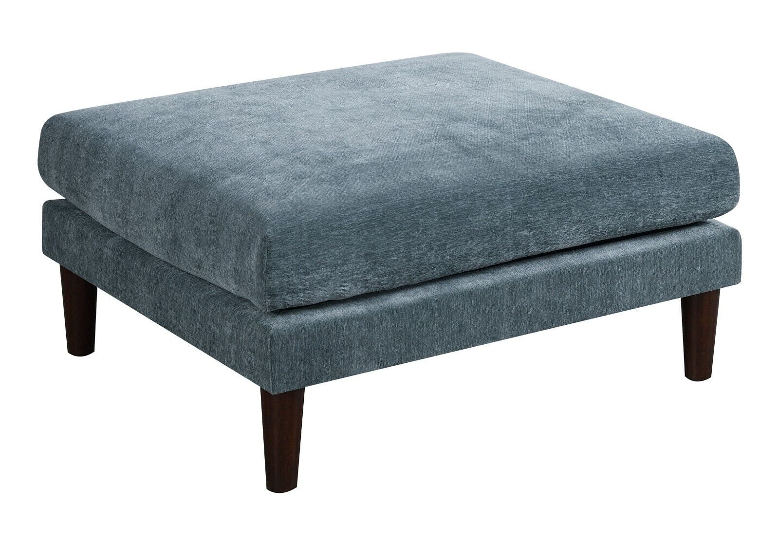 Living Room Classic 7pc Modular Sofa set 4x Corner Wedge 2x Armless Chair 2x Ottoman Mineral Morgan Fabric Cushion Couch